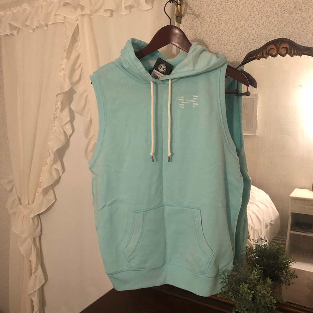 Under armour hooded sweat tank